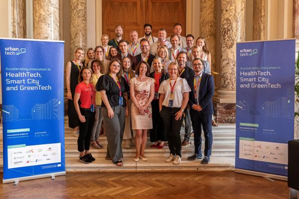 Group photo at Urban Tech project final event